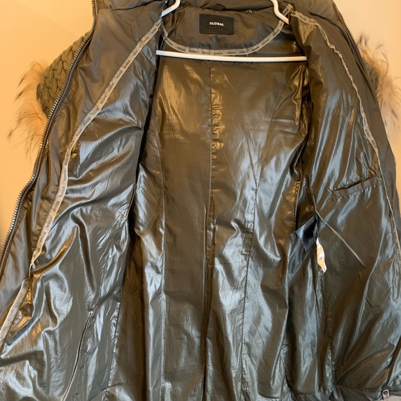 Rudsak women jacket. Olive color with leather belt - Picture 4 of 4